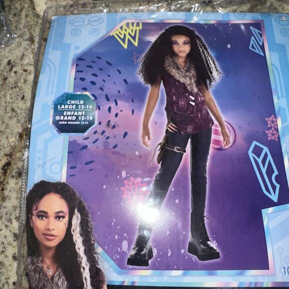 Disney Zombies 3 Willa Child Large 12-14 Werewolf Costume Halloween Dress Up - Picture 2 of 4